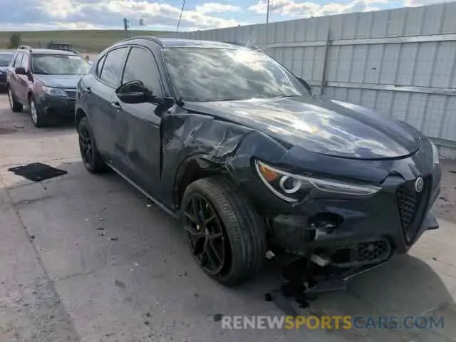 14 fotografías del automóvil dañado ZASPAKAN2L7C86986 ALFA ROMEO STELVIO 2020
