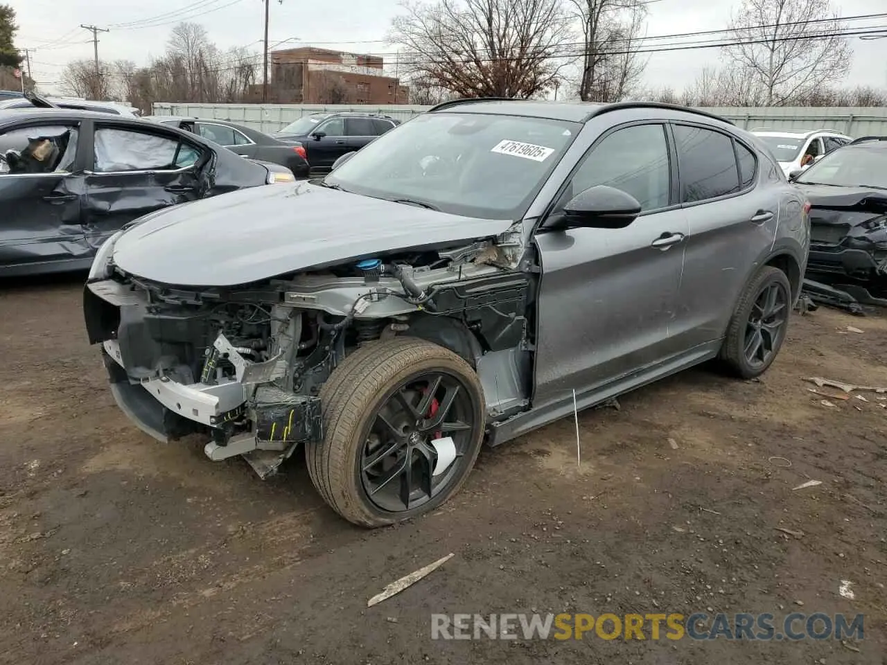 1 fotografías del automóvil dañado ZASPAKAN6L7C95545 ALFA ROMEO STELVIO 2020