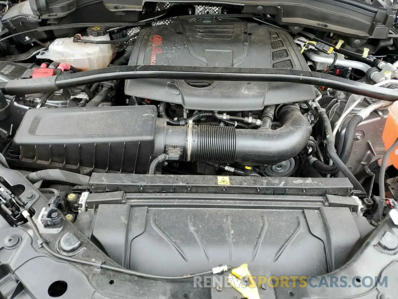 11 fotografías del automóvil dañado ZASPAKAN6L7C95545 ALFA ROMEO STELVIO 2020