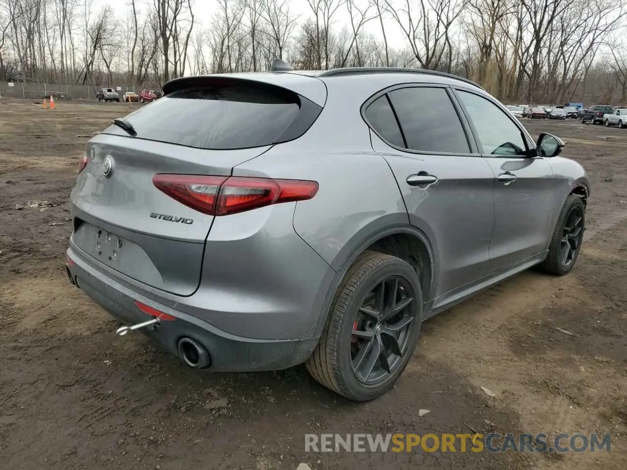 3 fotografías del automóvil dañado ZASPAKAN6L7C95545 ALFA ROMEO STELVIO 2020