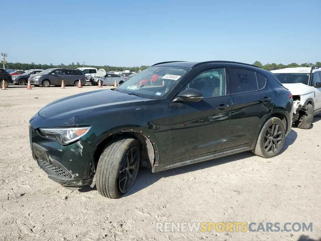 1 fotografías del automóvil dañado ZASPAKBN0L7C98780 ALFA ROMEO STELVIO 2020