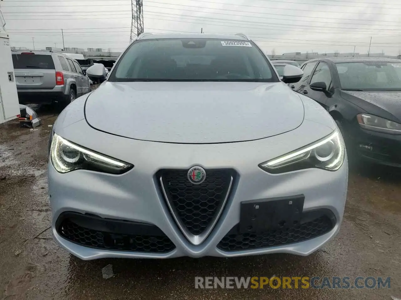 5 fotografías del automóvil dañado ZASPAKBN2L7C91524 ALFA ROMEO STELVIO 2020