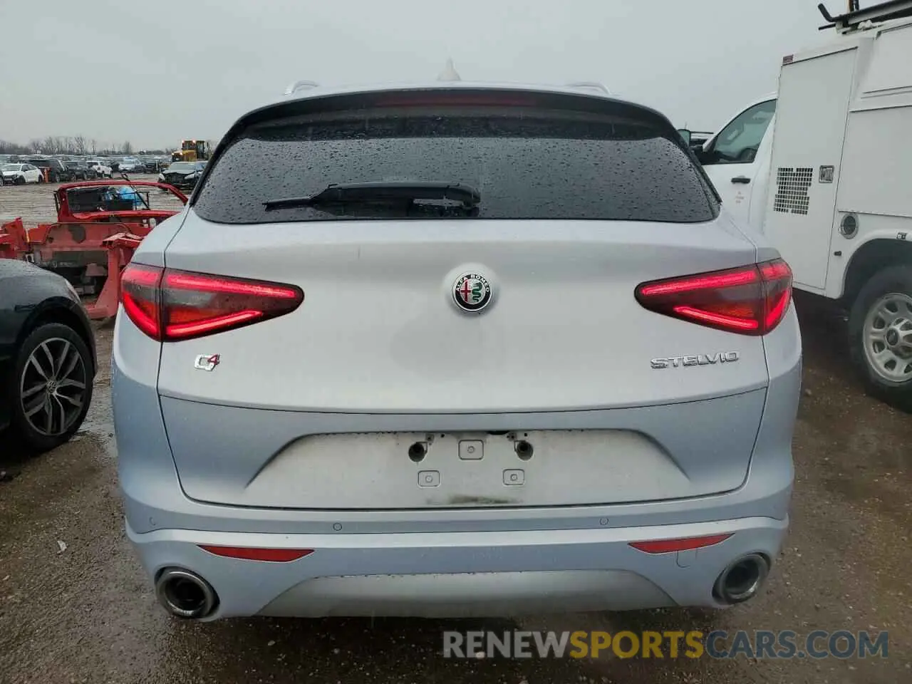6 fotografías del automóvil dañado ZASPAKBN2L7C91524 ALFA ROMEO STELVIO 2020