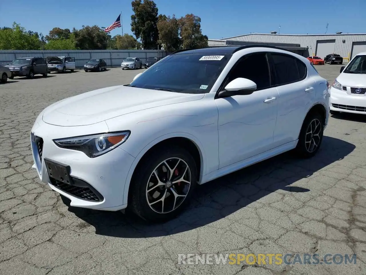 1 fotografías del automóvil dañado ZASPAKBN6L7C75472 ALFA ROMEO STELVIO 2020
