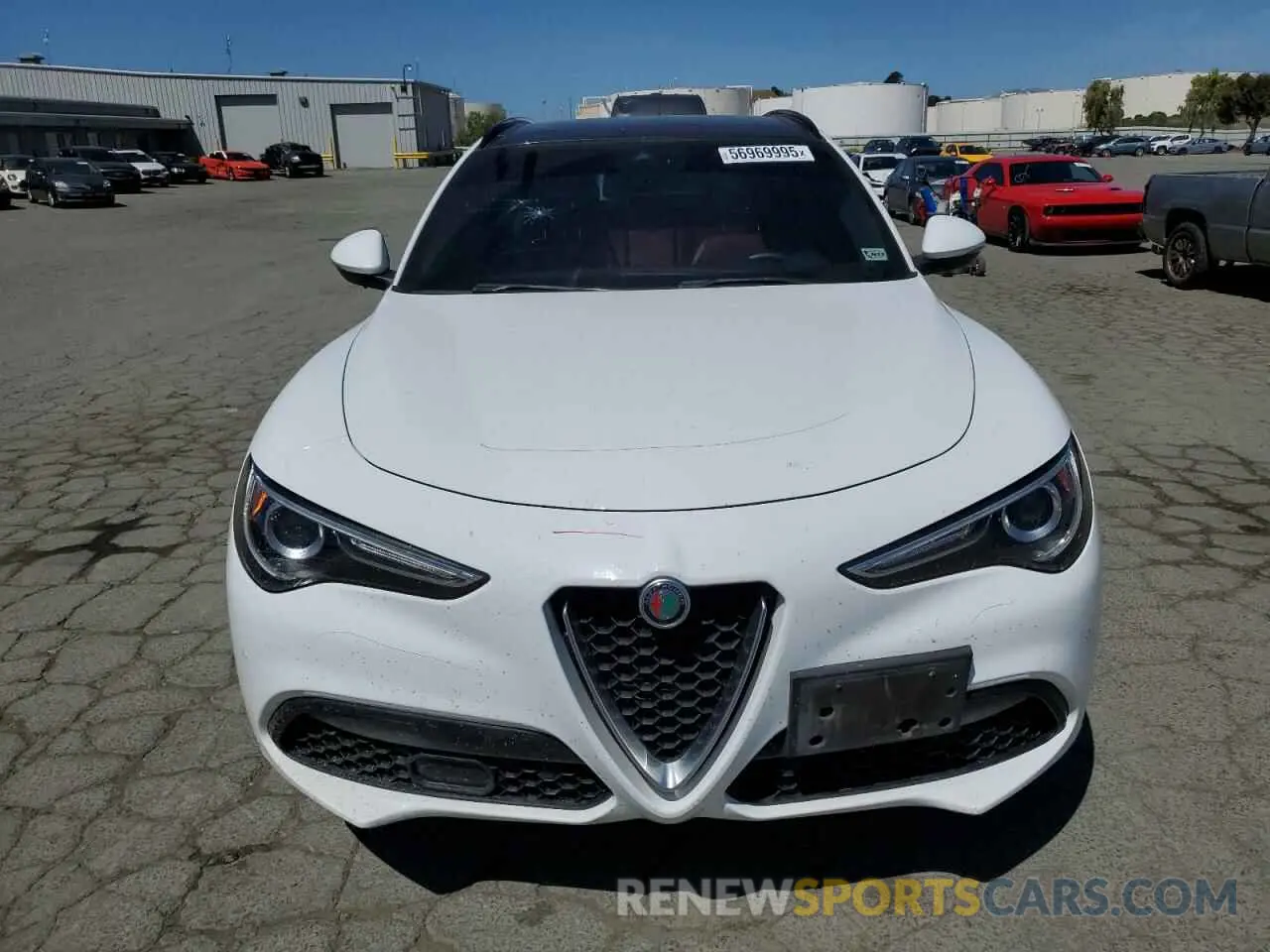 5 fotografías del automóvil dañado ZASPAKBN6L7C75472 ALFA ROMEO STELVIO 2020
