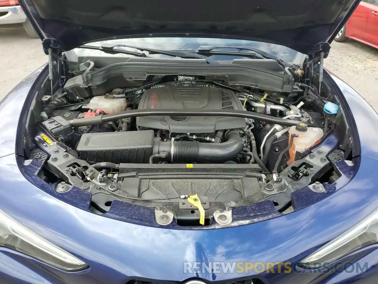 12 fotografías del automóvil dañado ZASPAKBN8L7C76865 ALFA ROMEO STELVIO 2020
