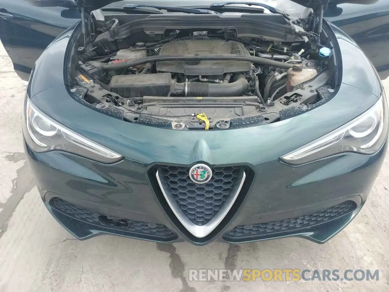 12 fotografías del automóvil dañado ZASPAKBN9L7C76051 ALFA ROMEO STELVIO 2020