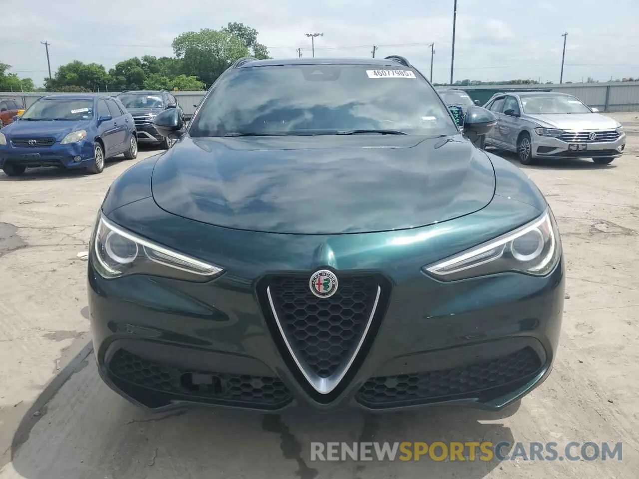 5 fotografías del automóvil dañado ZASPAKBN9L7C76051 ALFA ROMEO STELVIO 2020