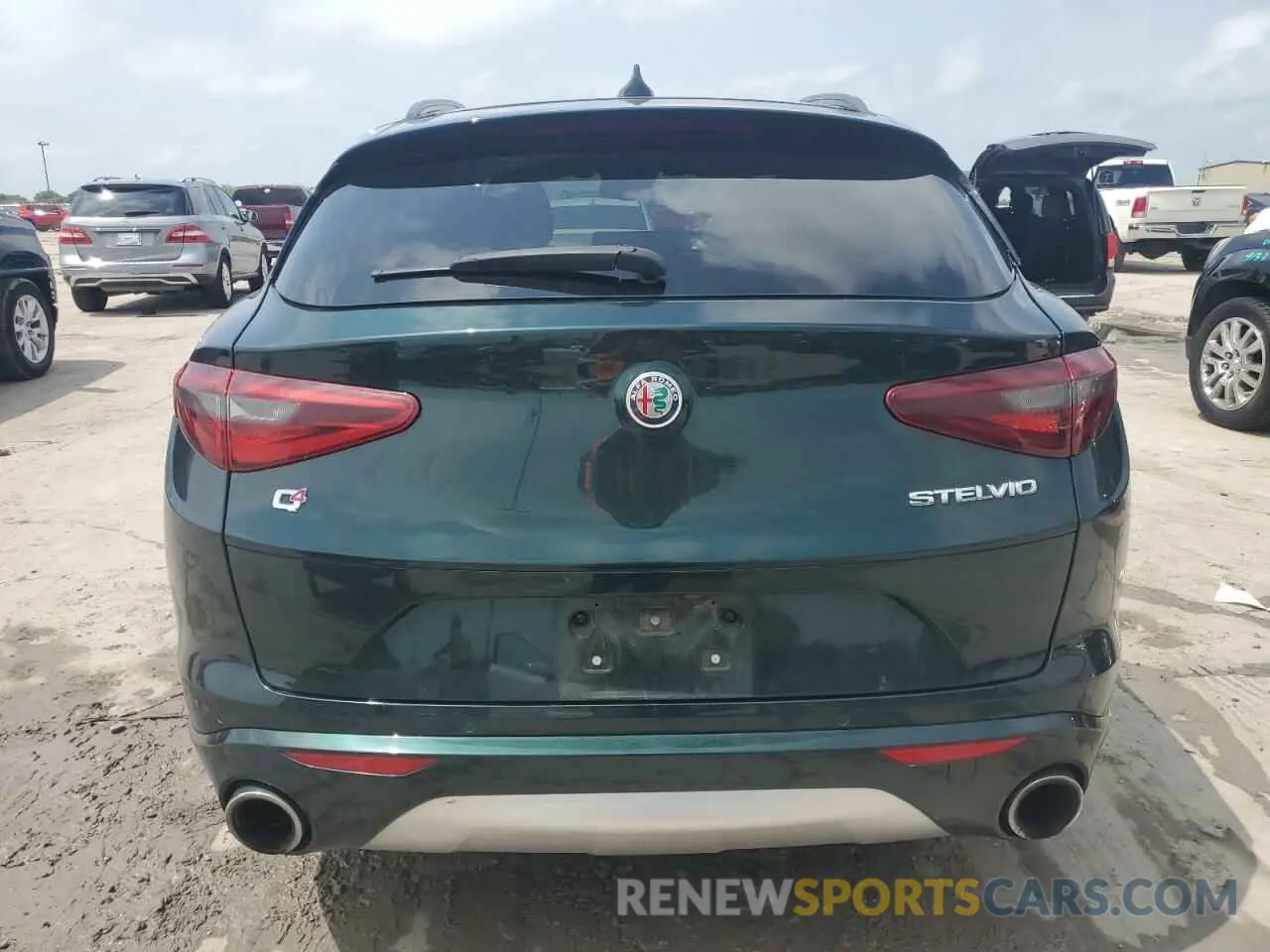 6 fotografías del automóvil dañado ZASPAKBN9L7C76051 ALFA ROMEO STELVIO 2020