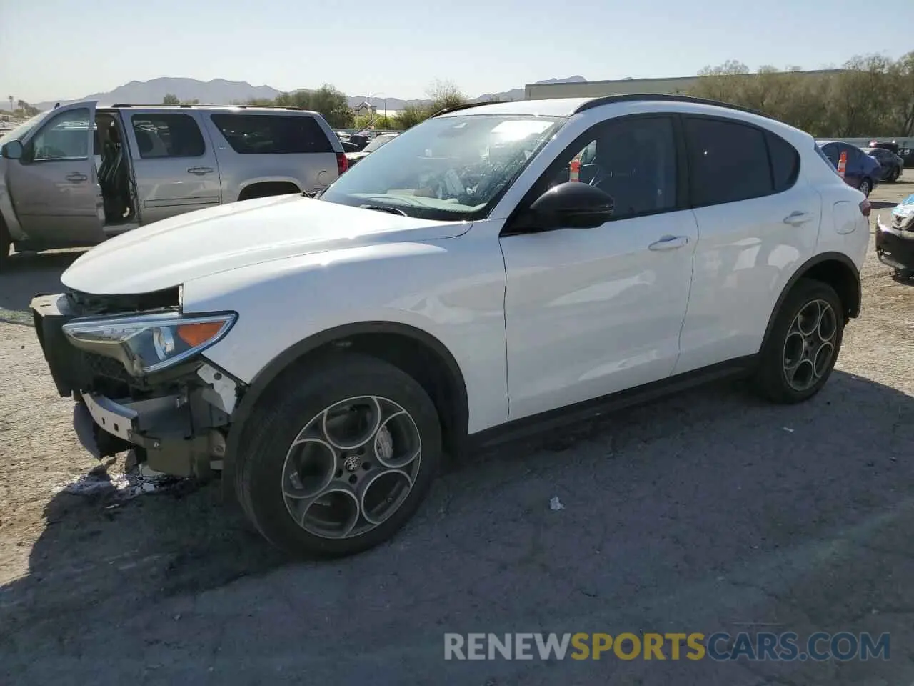 1 fotografías del automóvil dañado ZASPAJAN3M7C99676 ALFA ROMEO STELVIO 2021