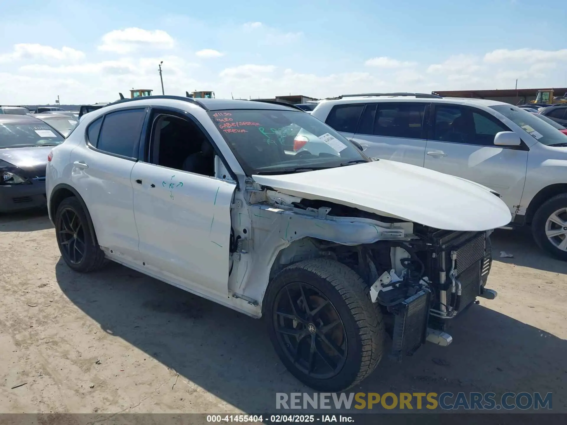 1 fotografías del automóvil dañado ZASPAJAN7M7D00408 ALFA ROMEO STELVIO 2021