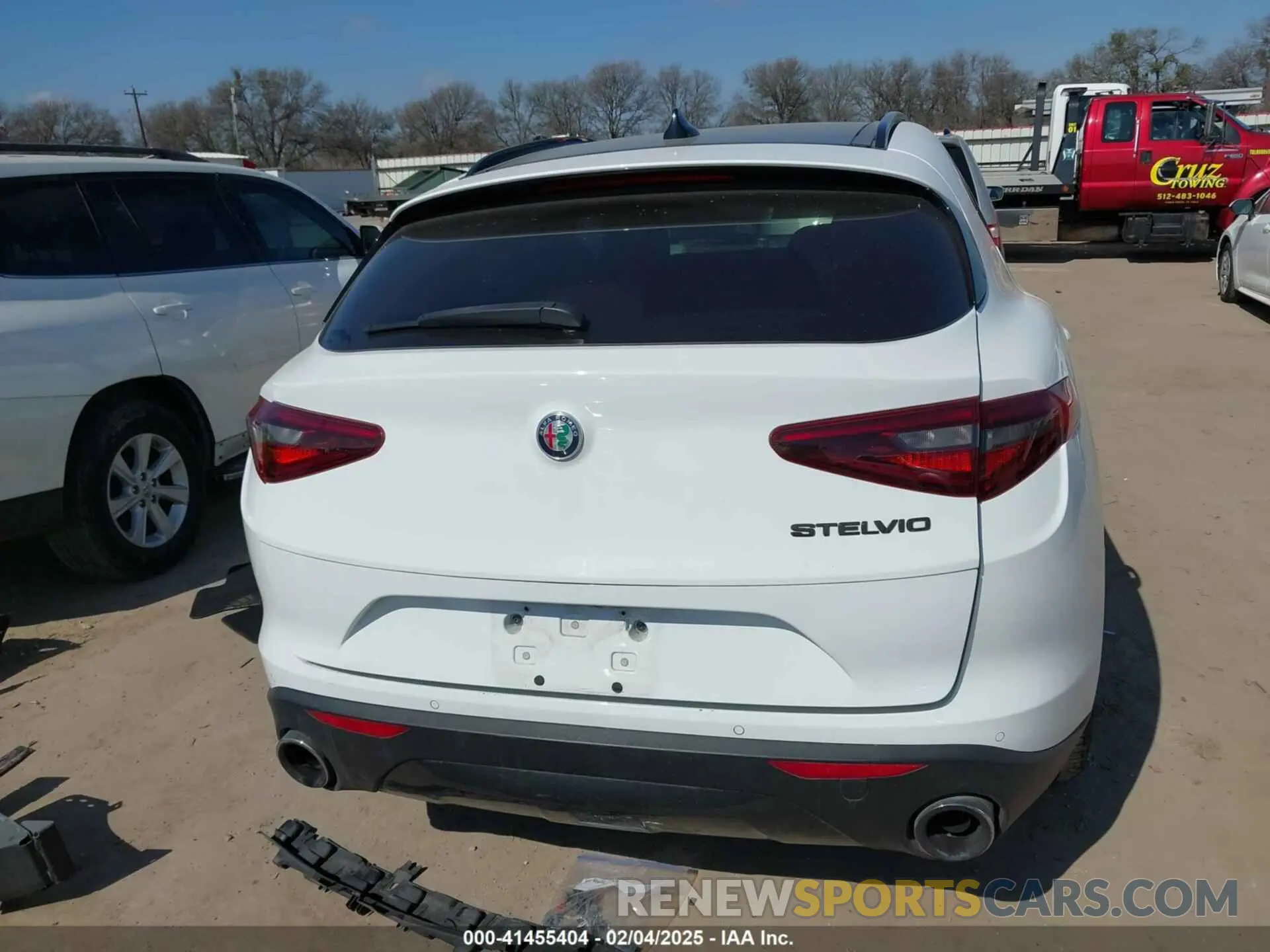 17 fotografías del automóvil dañado ZASPAJAN7M7D00408 ALFA ROMEO STELVIO 2021