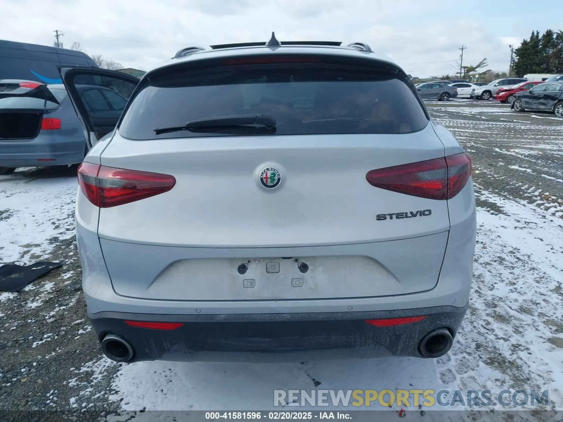 16 fotografías del automóvil dañado ZASPAJAN8M7D05357 ALFA ROMEO STELVIO 2021