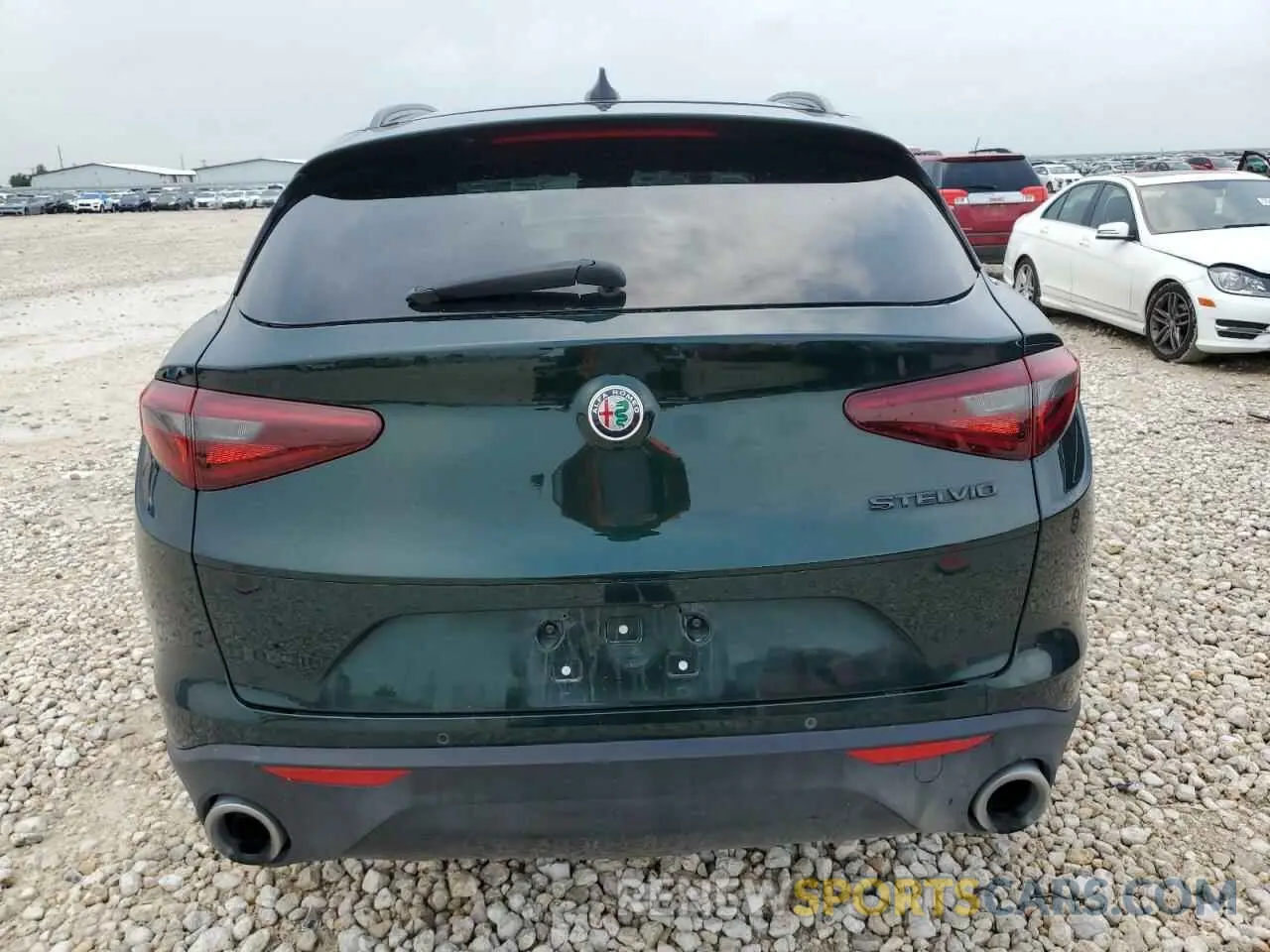 6 fotografías del automóvil dañado ZASPAJAN9M7D00233 ALFA ROMEO STELVIO 2021
