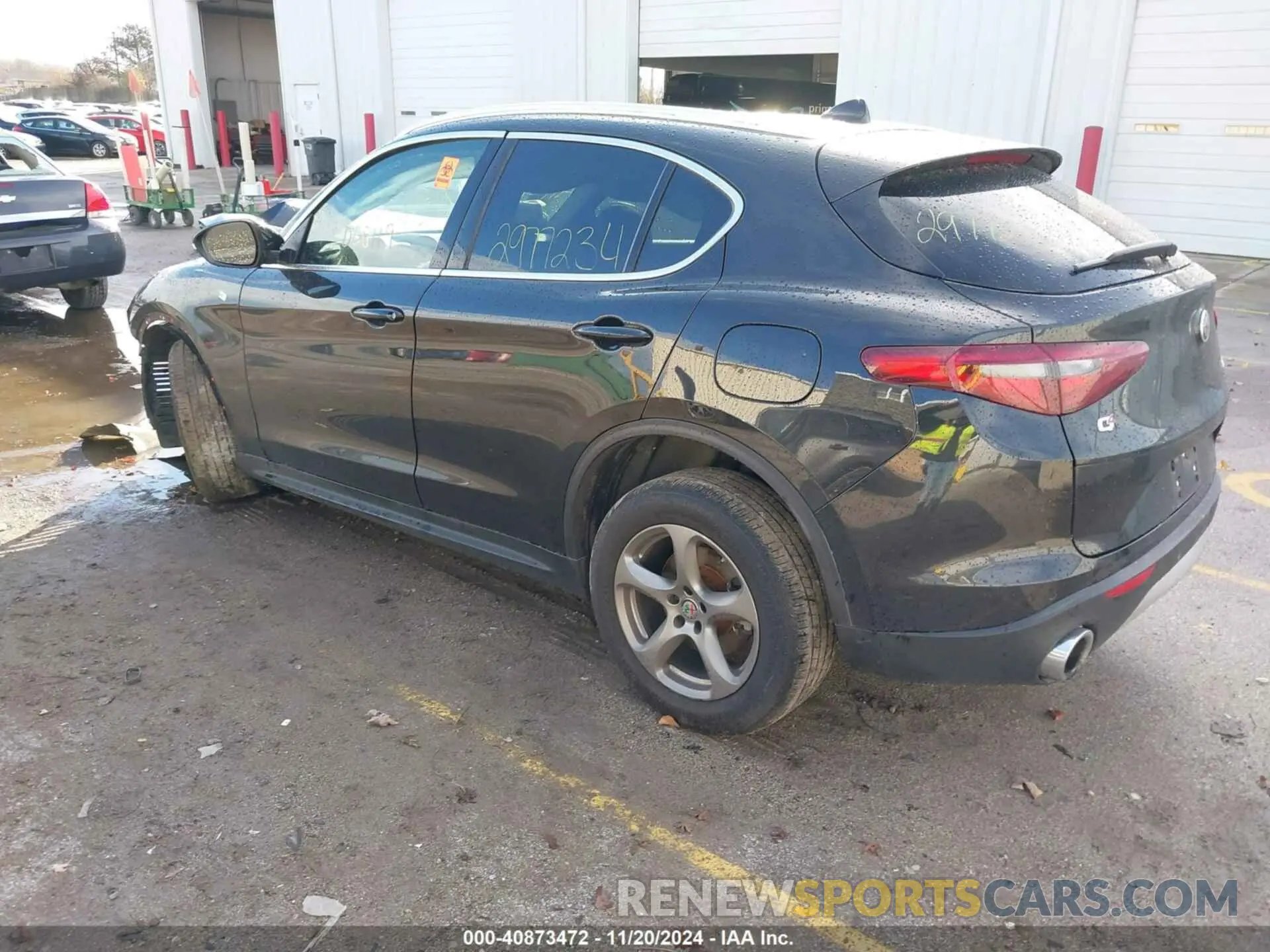 3 fotografías del automóvil dañado ZASPAKANXM7D08119 ALFA ROMEO STELVIO 2021