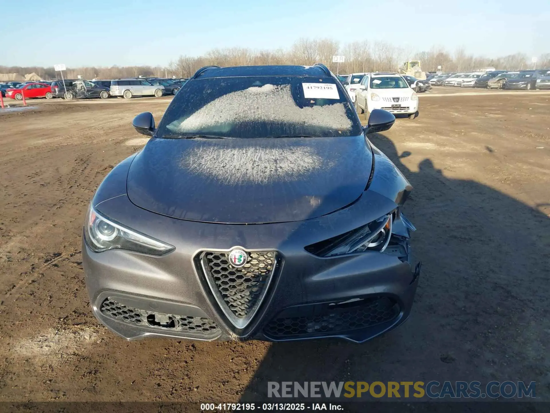 12 fotografías del automóvil dañado ZASPAKBN0M7D02652 ALFA ROMEO STELVIO 2021