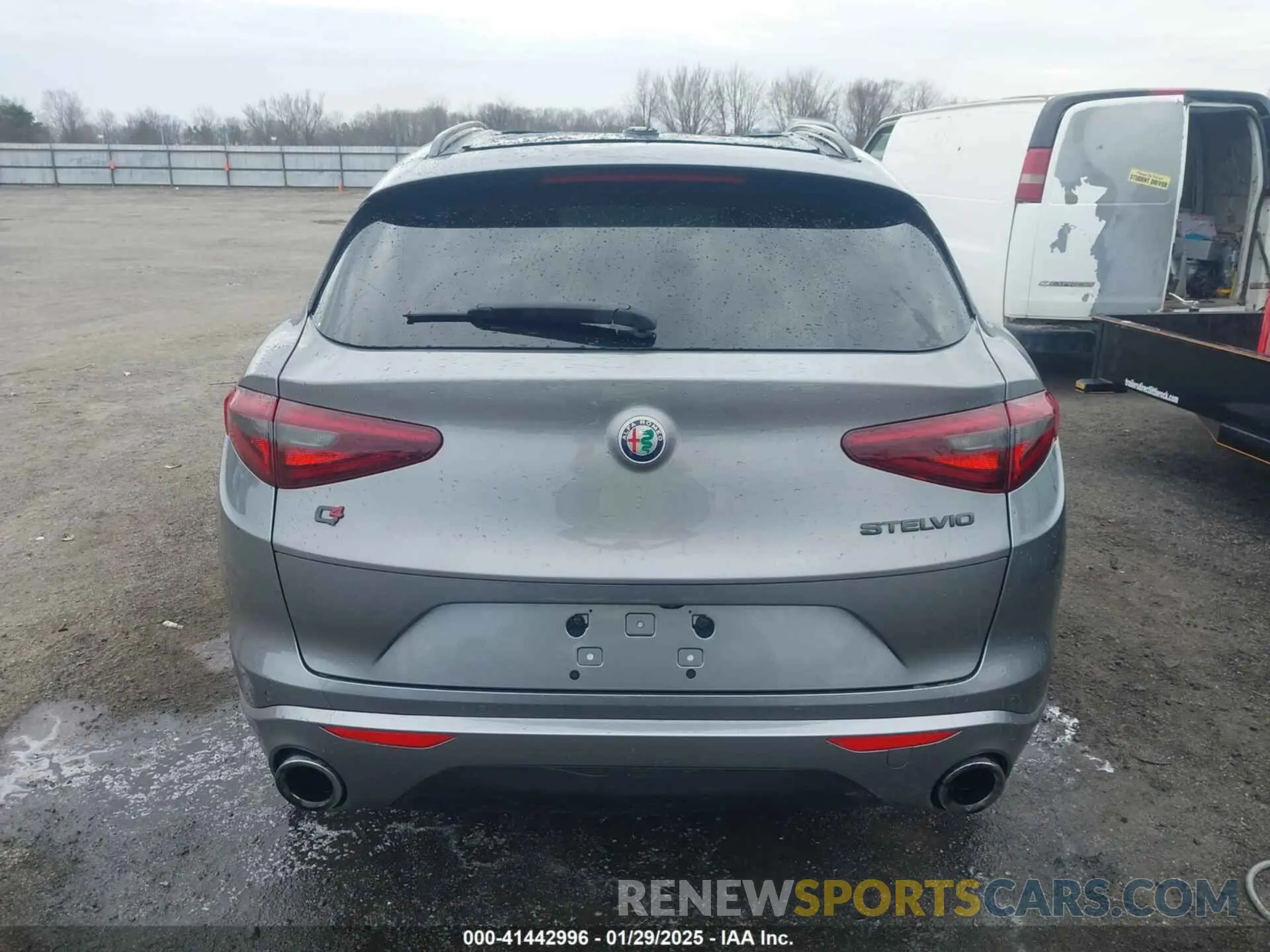 16 fotografías del automóvil dañado ZASPAKBN0M7D15255 ALFA ROMEO STELVIO 2021