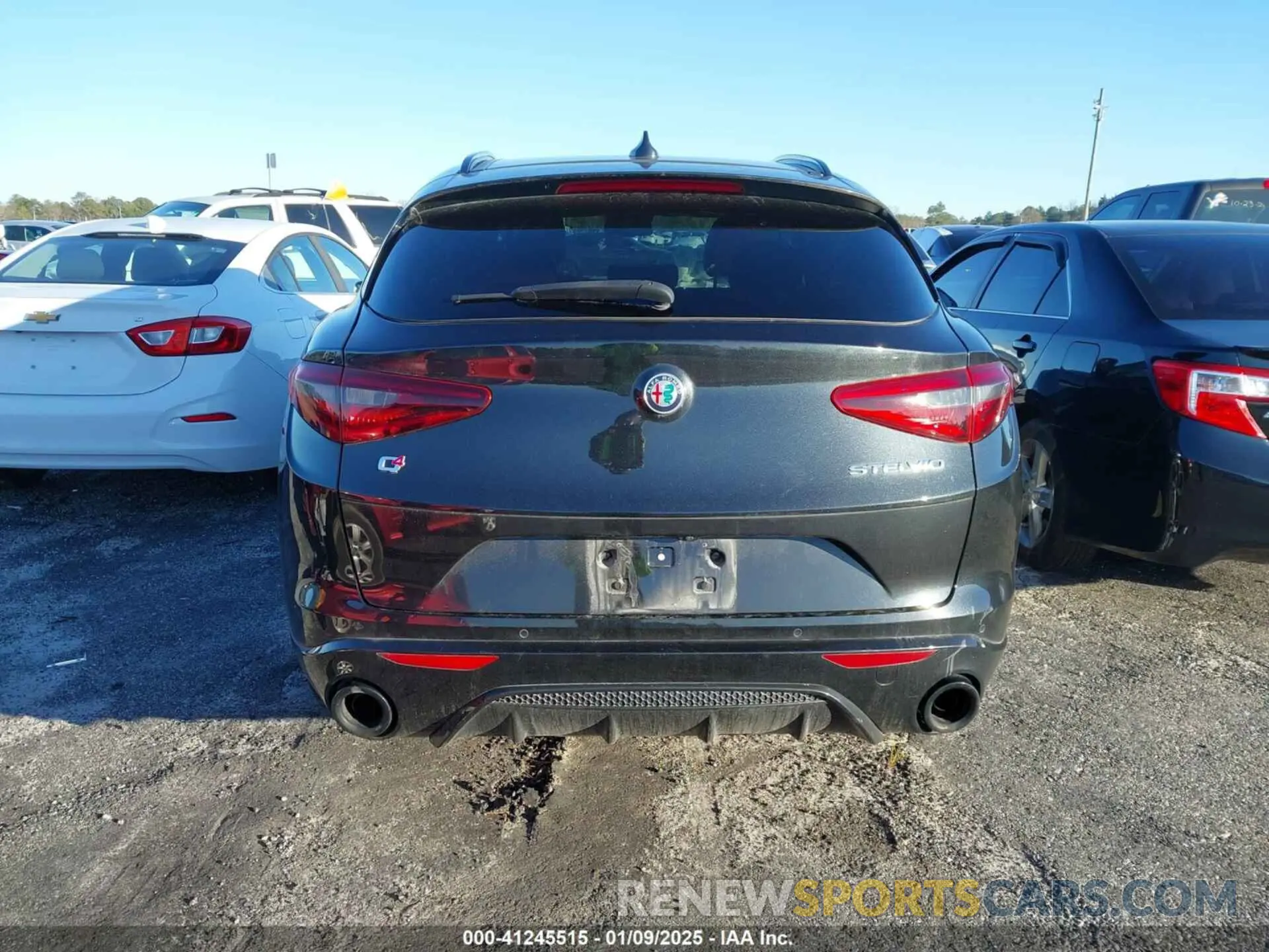 16 fotografías del automóvil dañado ZASPAKBN2M7D16097 ALFA ROMEO STELVIO 2021