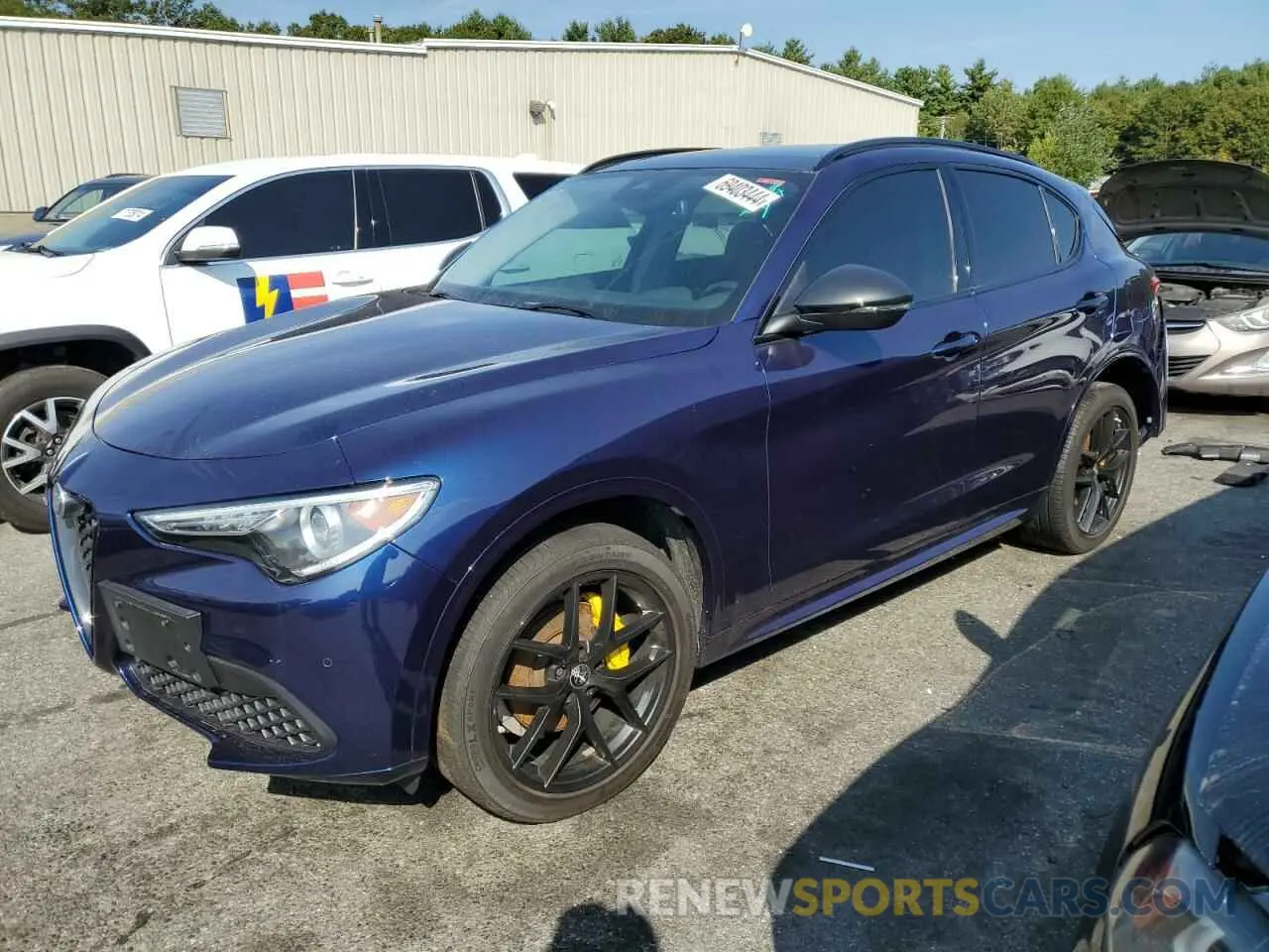 1 fotografías del automóvil dañado ZASPAKBN3M7D09515 ALFA ROMEO STELVIO 2021