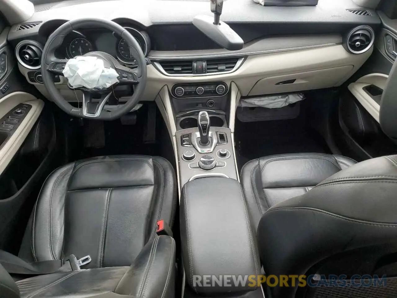 8 fotografías del automóvil dañado ZASPAKBN5M7D08902 ALFA ROMEO STELVIO 2021