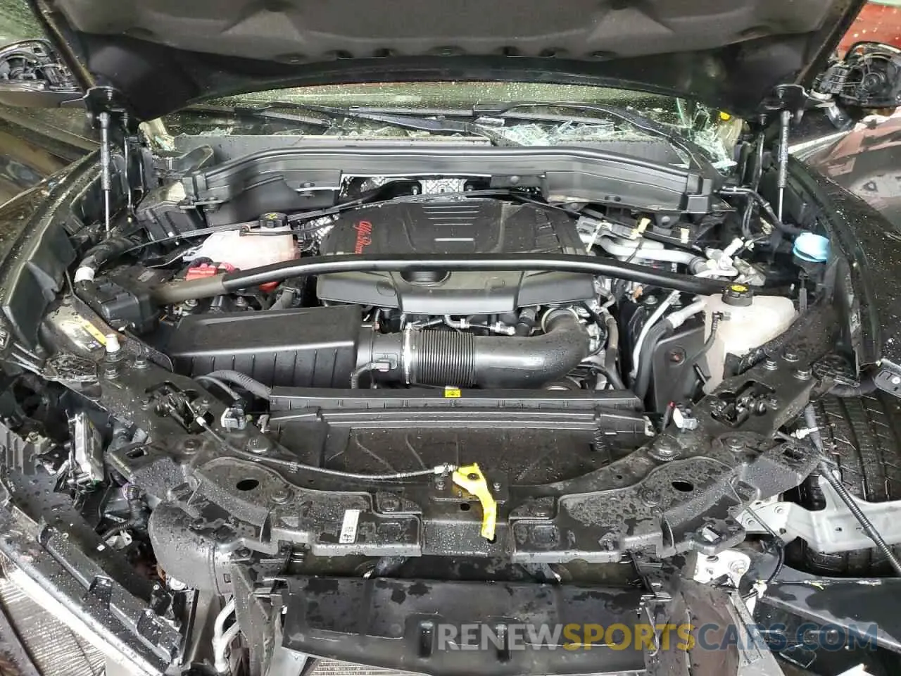 12 fotografías del automóvil dañado ZASPAKBN5M7D09497 ALFA ROMEO STELVIO 2021