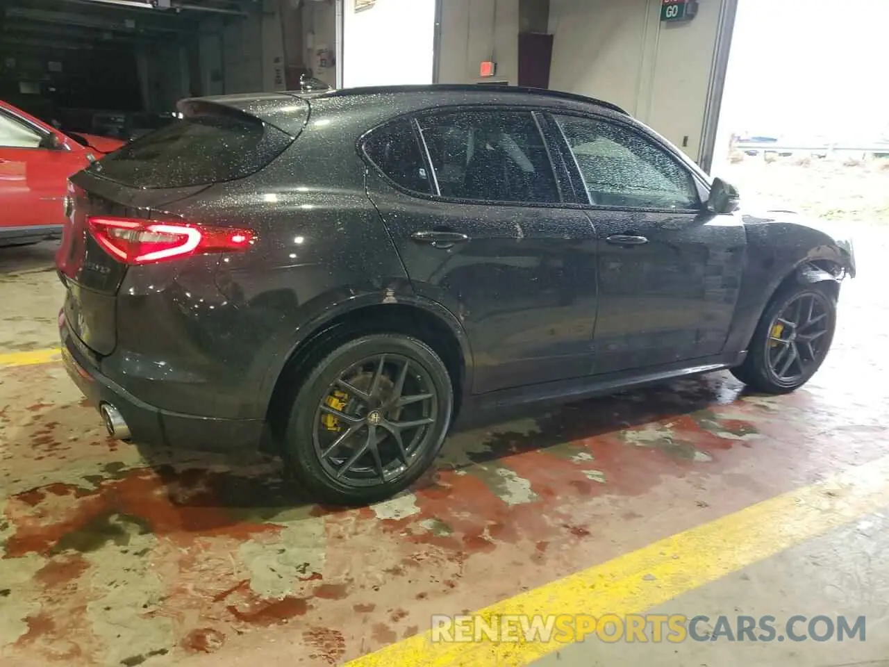 3 fotografías del automóvil dañado ZASPAKBN5M7D09497 ALFA ROMEO STELVIO 2021