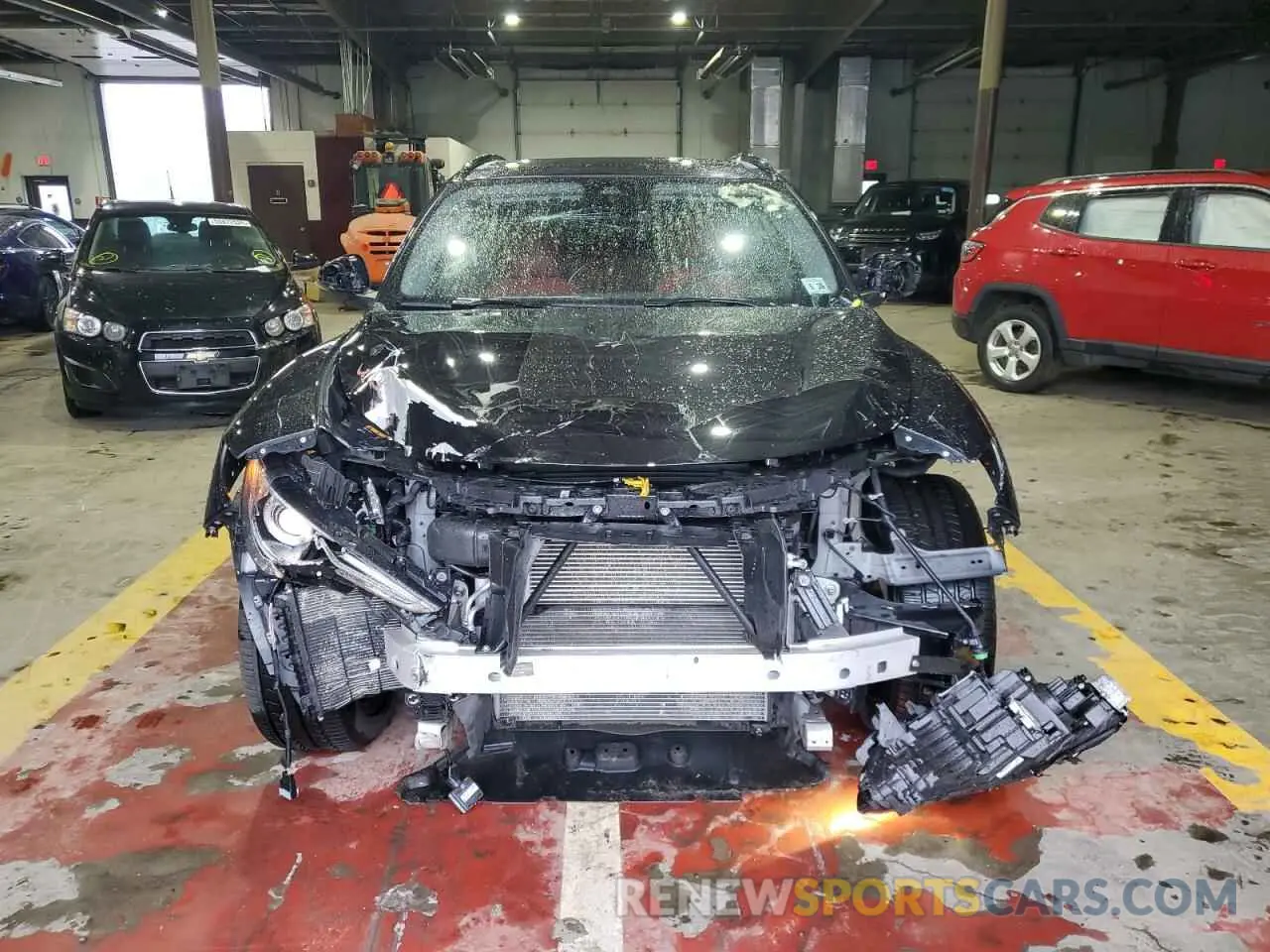 5 fotografías del automóvil dañado ZASPAKBN5M7D09497 ALFA ROMEO STELVIO 2021