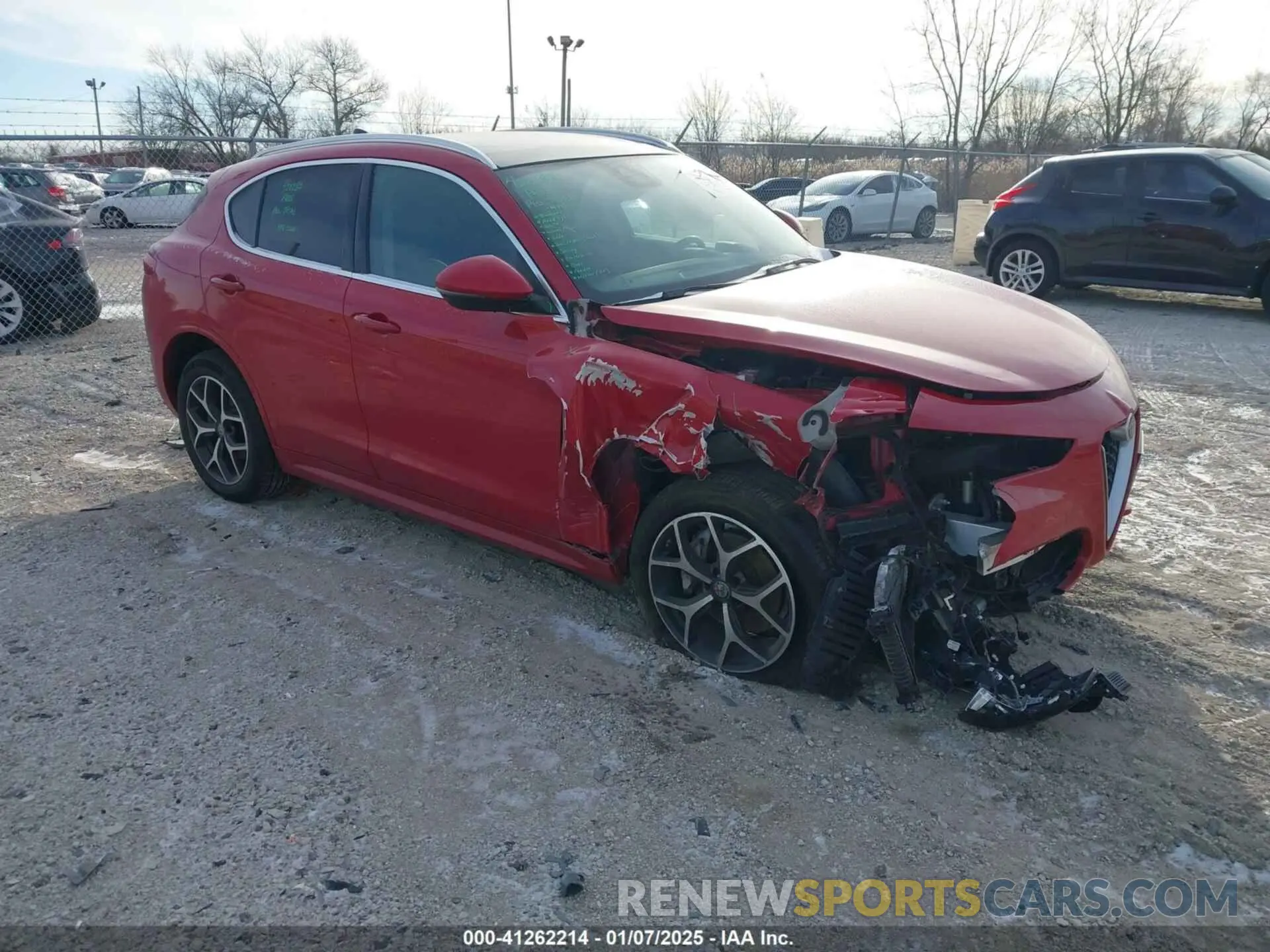 1 fotografías del automóvil dañado ZASPAKBN5M7D13534 ALFA ROMEO STELVIO 2021