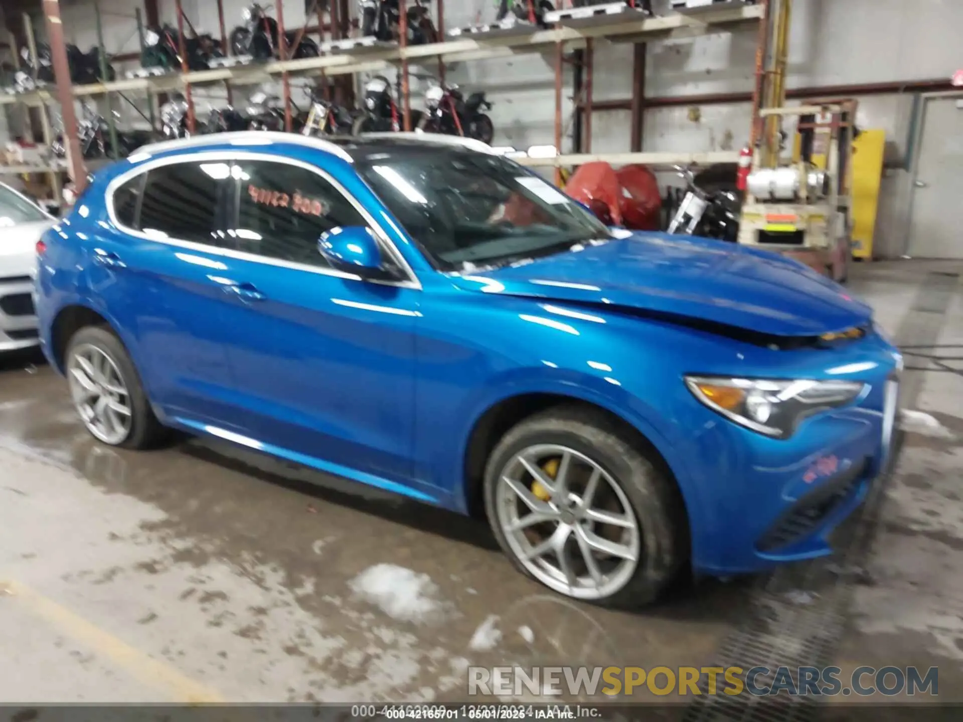 1 fotografías del automóvil dañado ZASPAKBN8M7D10403 ALFA ROMEO STELVIO 2021