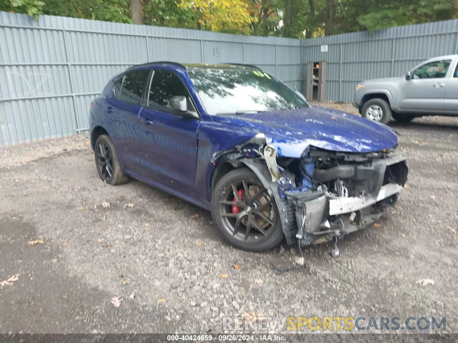 1 fotografías del automóvil dañado ZASPAKBNXM7D08071 ALFA ROMEO STELVIO 2021