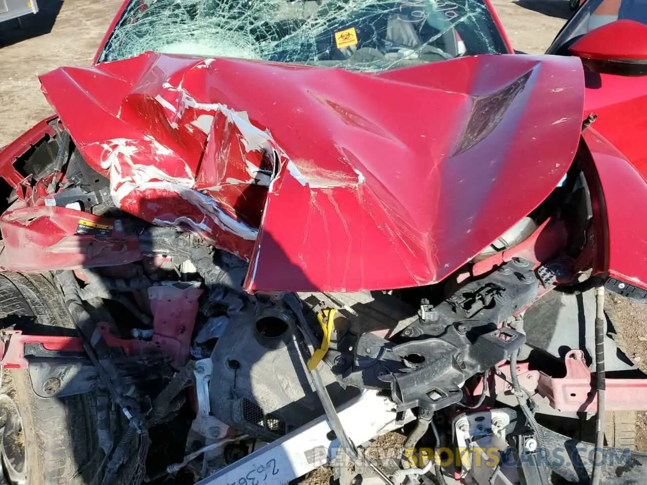 12 fotografías del automóvil dañado ZASPAKBNXM7D11536 ALFA ROMEO STELVIO 2021