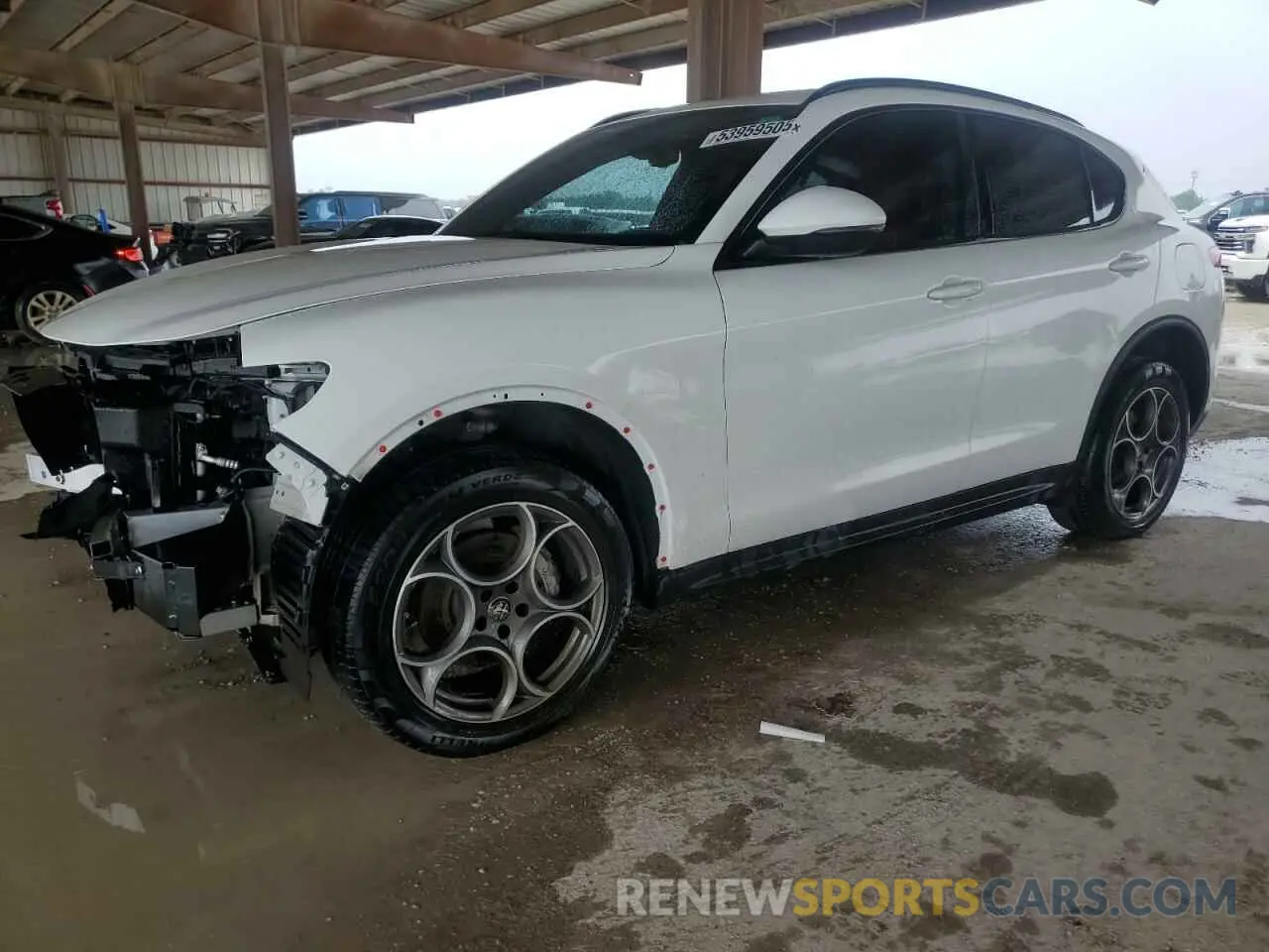 1 fotografías del automóvil dañado ZASPAJAN7N7D39940 ALFA ROMEO STELVIO 2022