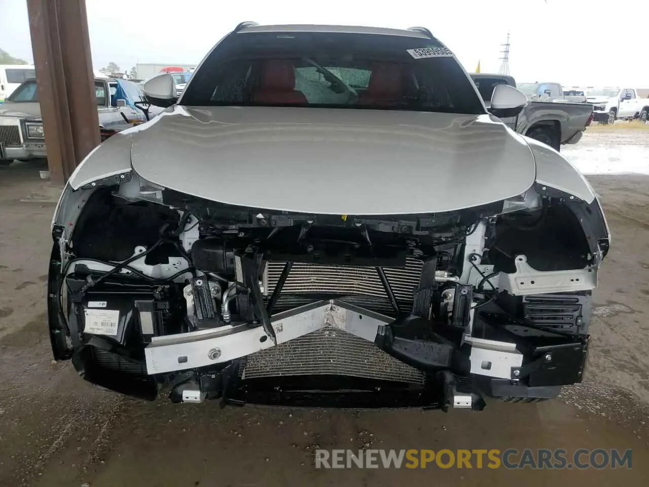 5 fotografías del automóvil dañado ZASPAJAN7N7D39940 ALFA ROMEO STELVIO 2022