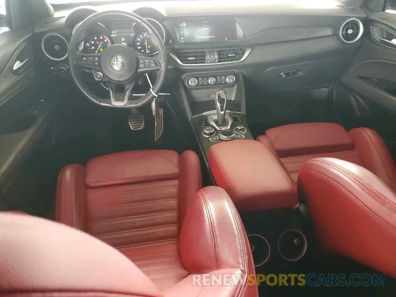 8 fotografías del automóvil dañado ZASPAJAN7N7D39940 ALFA ROMEO STELVIO 2022