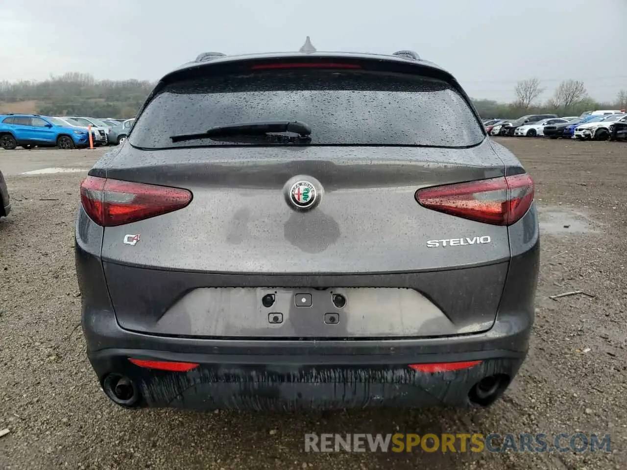 6 fotografías del automóvil dañado ZASPAKAN0N7D41132 ALFA ROMEO STELVIO 2022