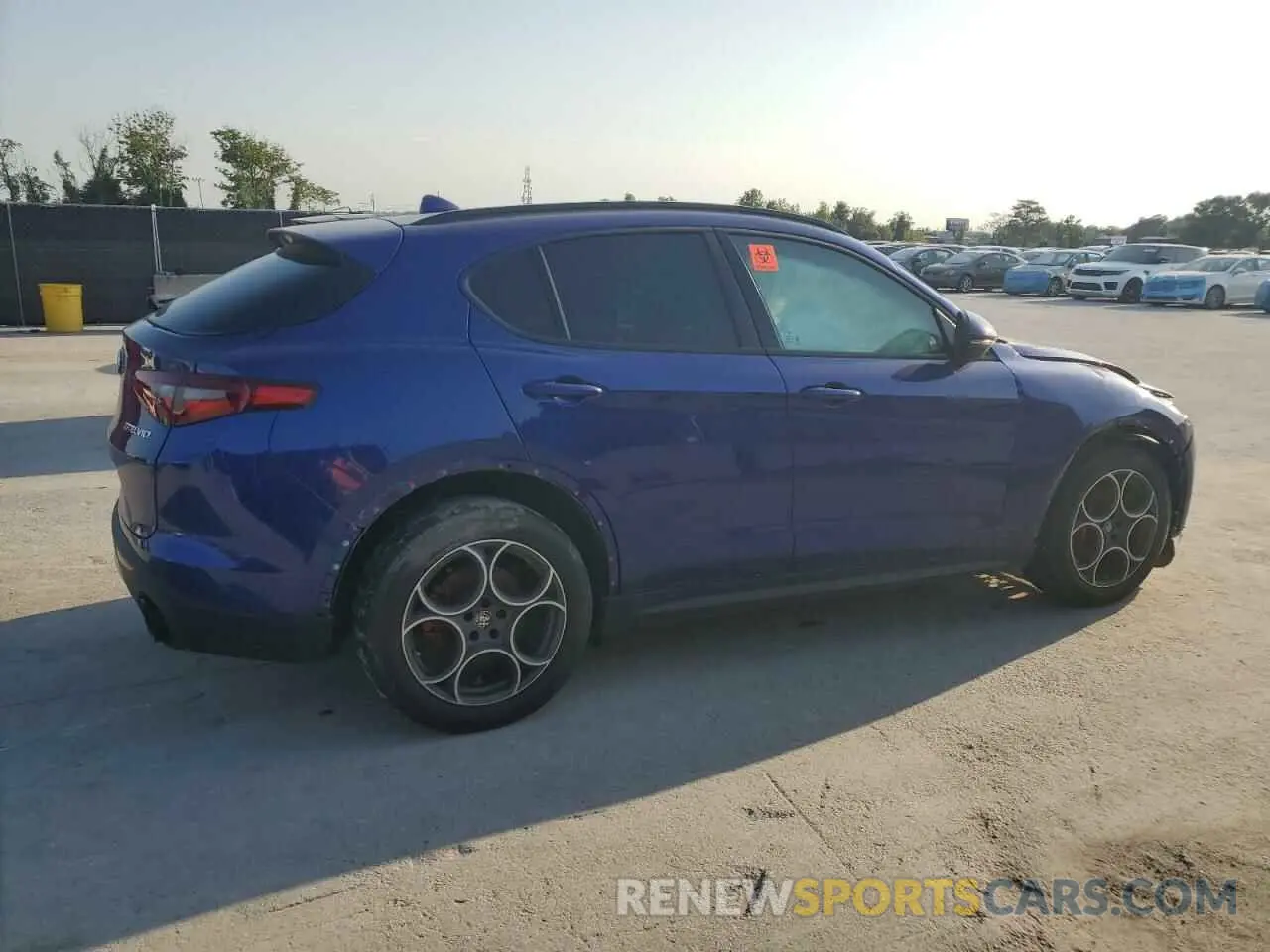 3 fotografías del automóvil dañado ZASPAKAN3N7D42064 ALFA ROMEO STELVIO 2022