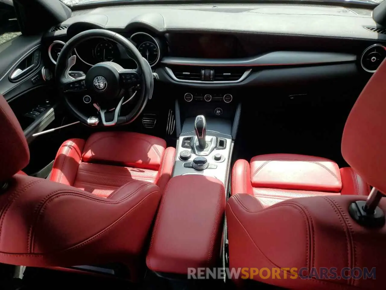 8 fotografías del automóvil dañado ZASPAKBN2N7D24671 ALFA ROMEO STELVIO 2022