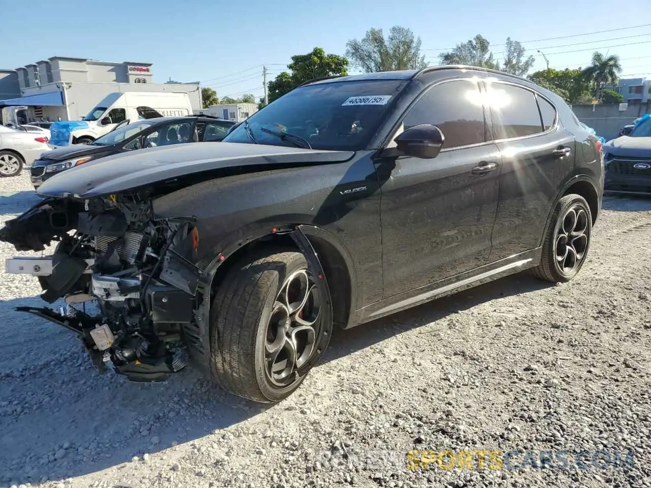 1 fotografías del automóvil dañado ZASPAKBN8N7D41653 ALFA ROMEO STELVIO 2022