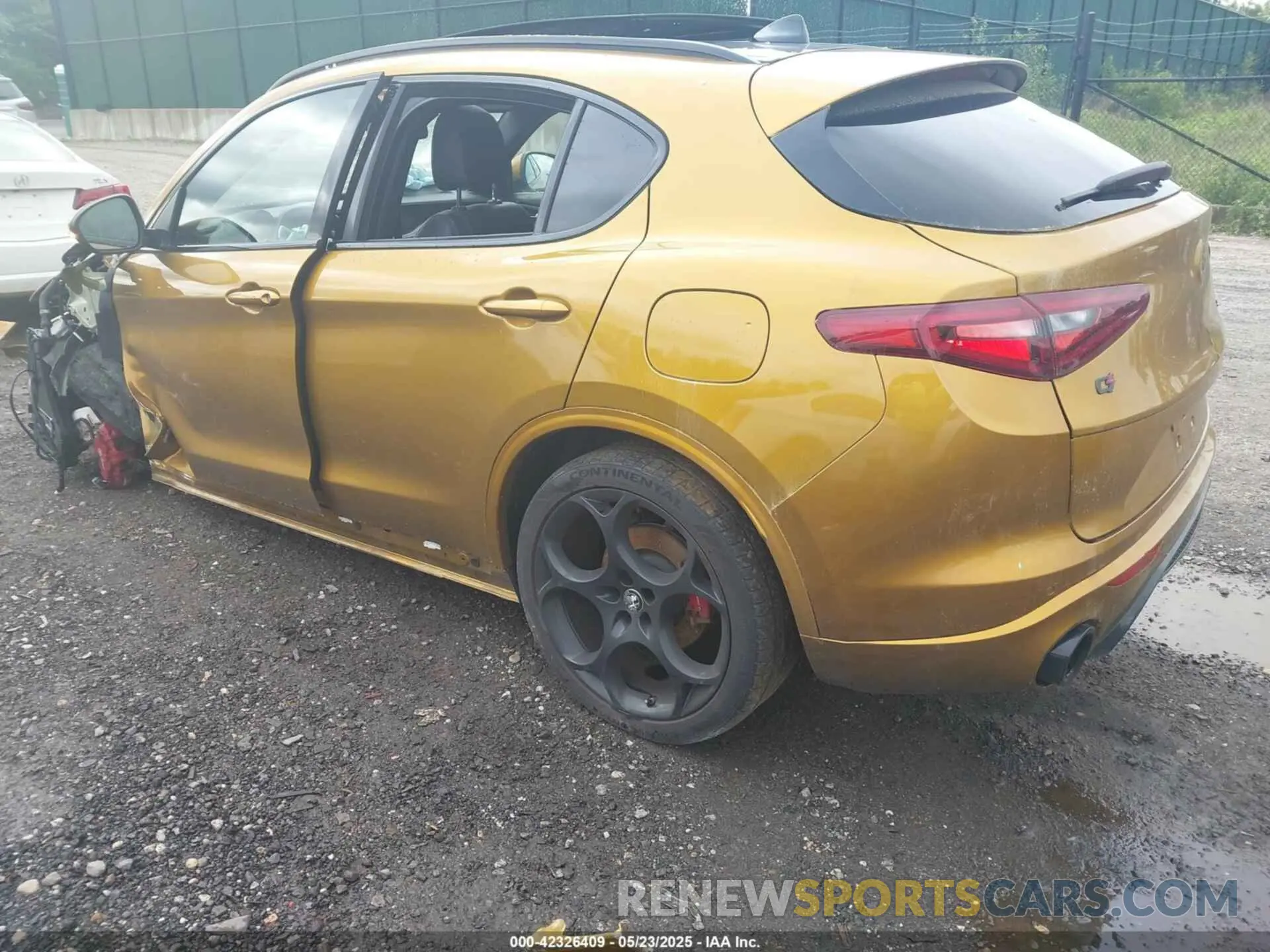 3 fotografías del automóvil dañado ZASPAKBNXN7D26328 ALFA ROMEO STELVIO 2022