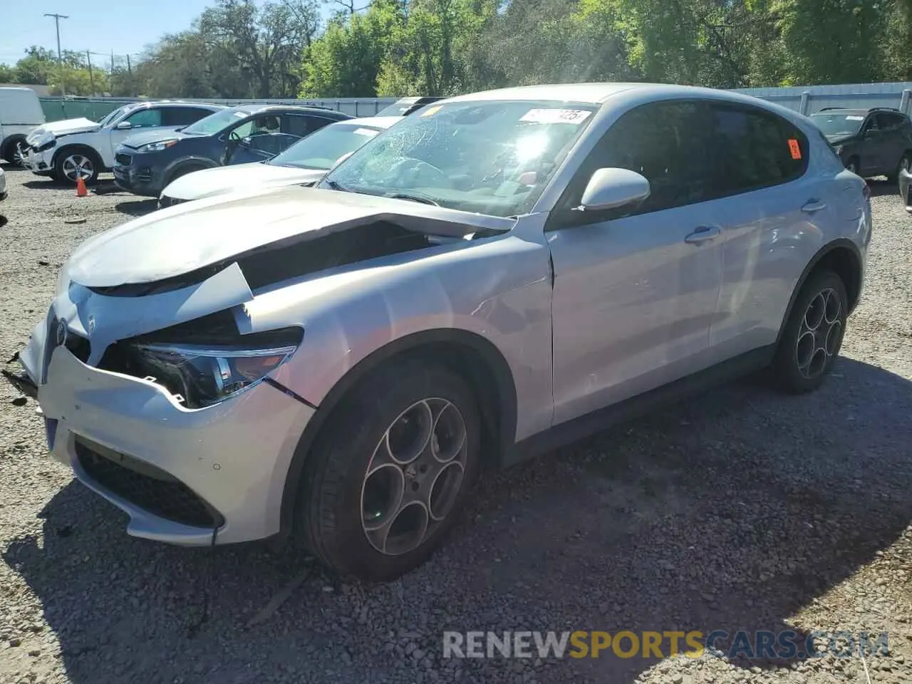 1 fotografías del automóvil dañado ZASPAJAN3P7D50467 ALFA ROMEO STELVIO 2023