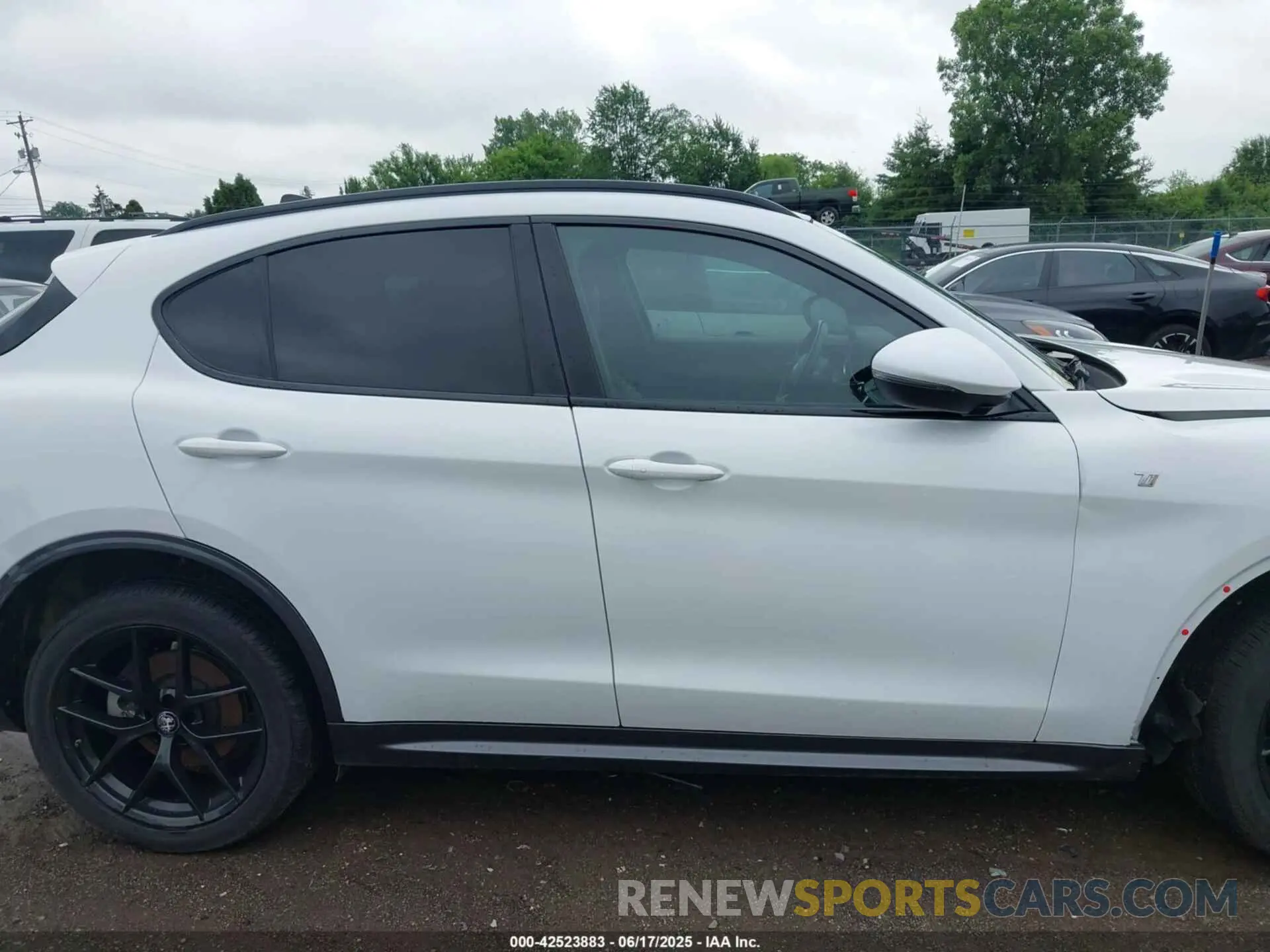 14 fotografías del automóvil dañado ZASPAKBN2P7D56698 ALFA ROMEO STELVIO 2023