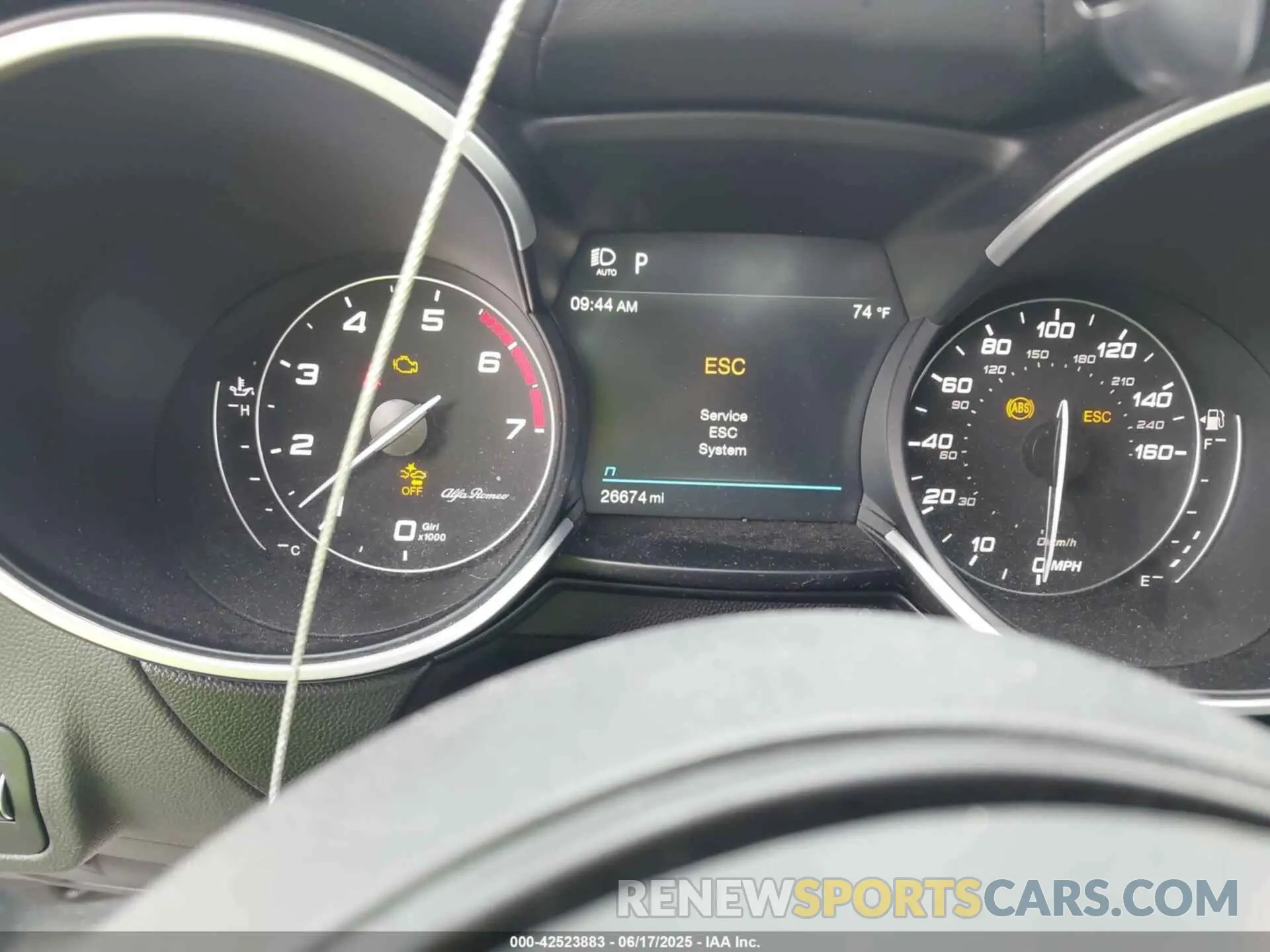 7 fotografías del automóvil dañado ZASPAKBN2P7D56698 ALFA ROMEO STELVIO 2023
