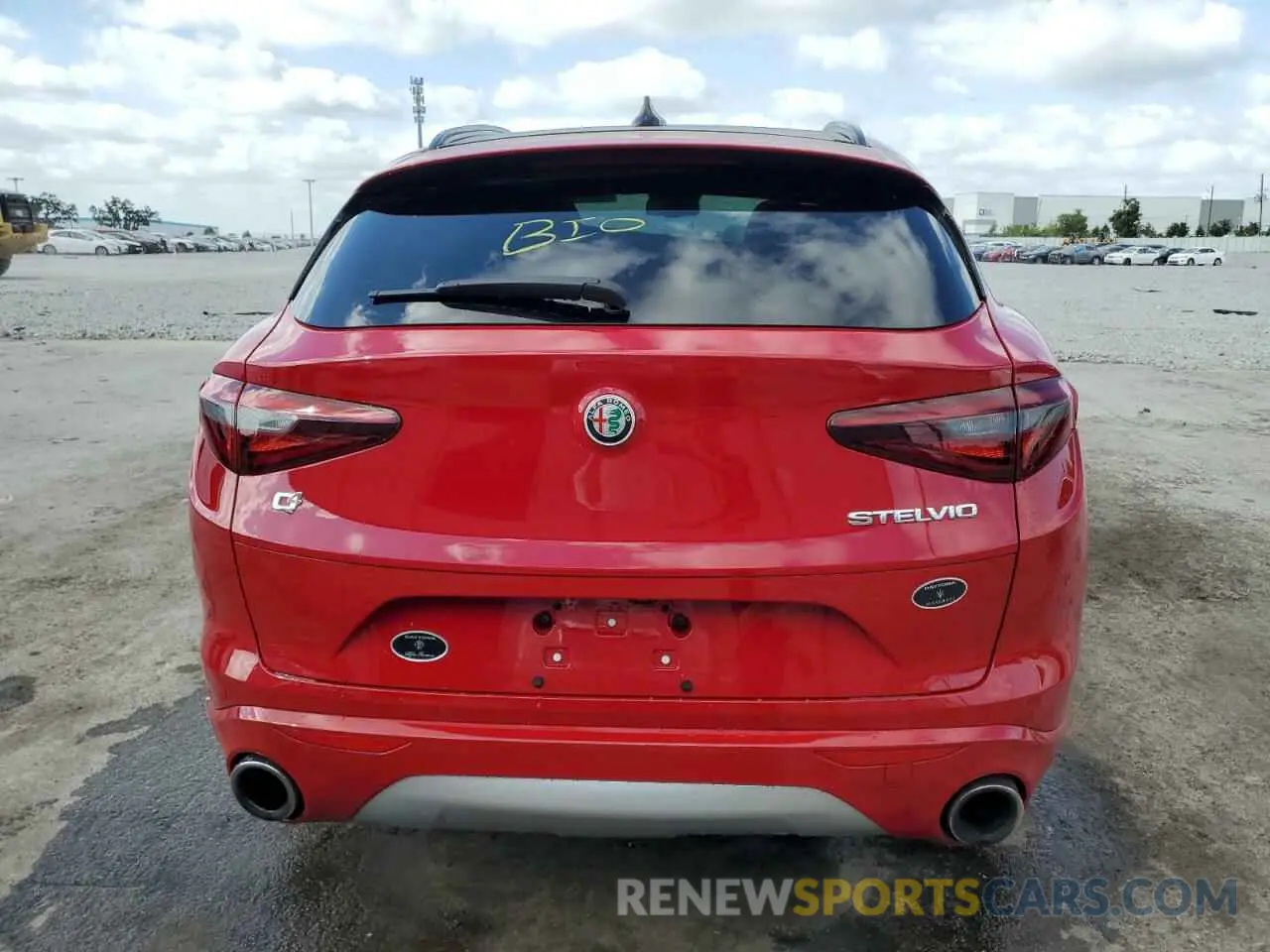 6 fotografías del automóvil dañado ZASPAKBN2P7D65711 ALFA ROMEO STELVIO 2023