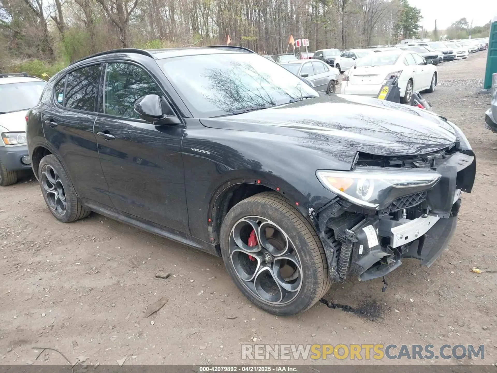 1 fotografías del automóvil dañado ZASPAKBN6P7D49639 ALFA ROMEO STELVIO 2023