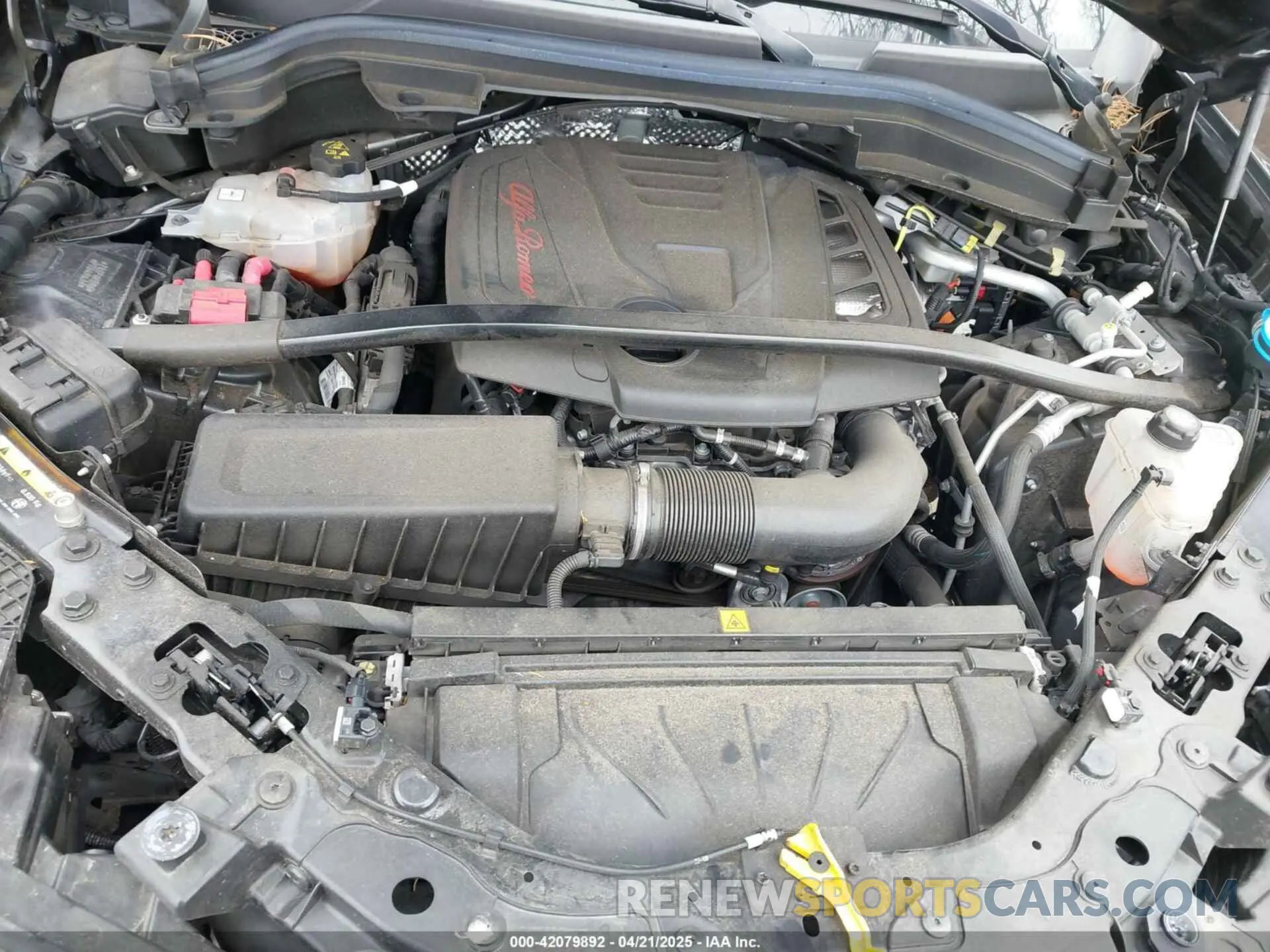 10 fotografías del automóvil dañado ZASPAKBN6P7D49639 ALFA ROMEO STELVIO 2023