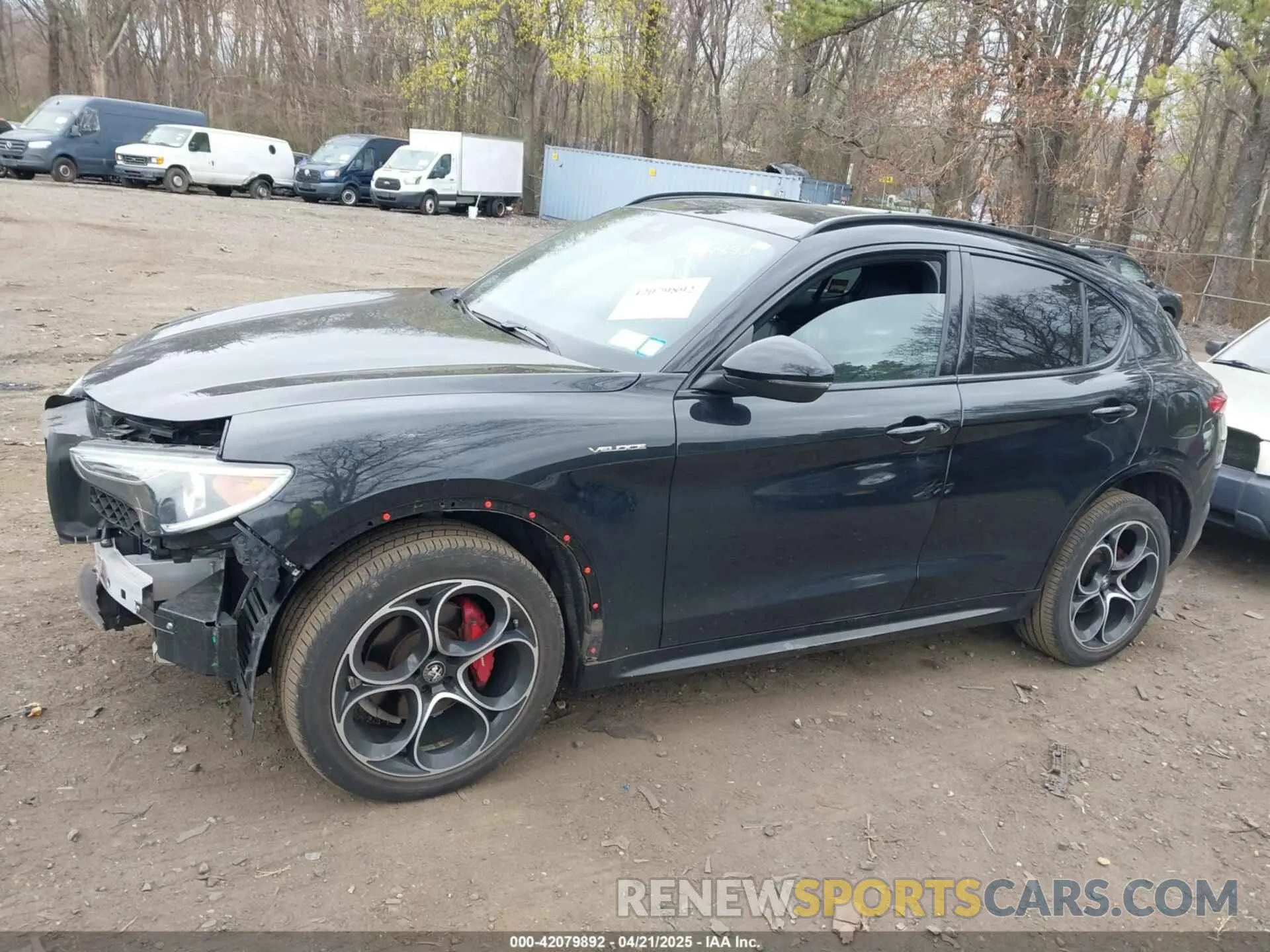 14 fotografías del automóvil dañado ZASPAKBN6P7D49639 ALFA ROMEO STELVIO 2023