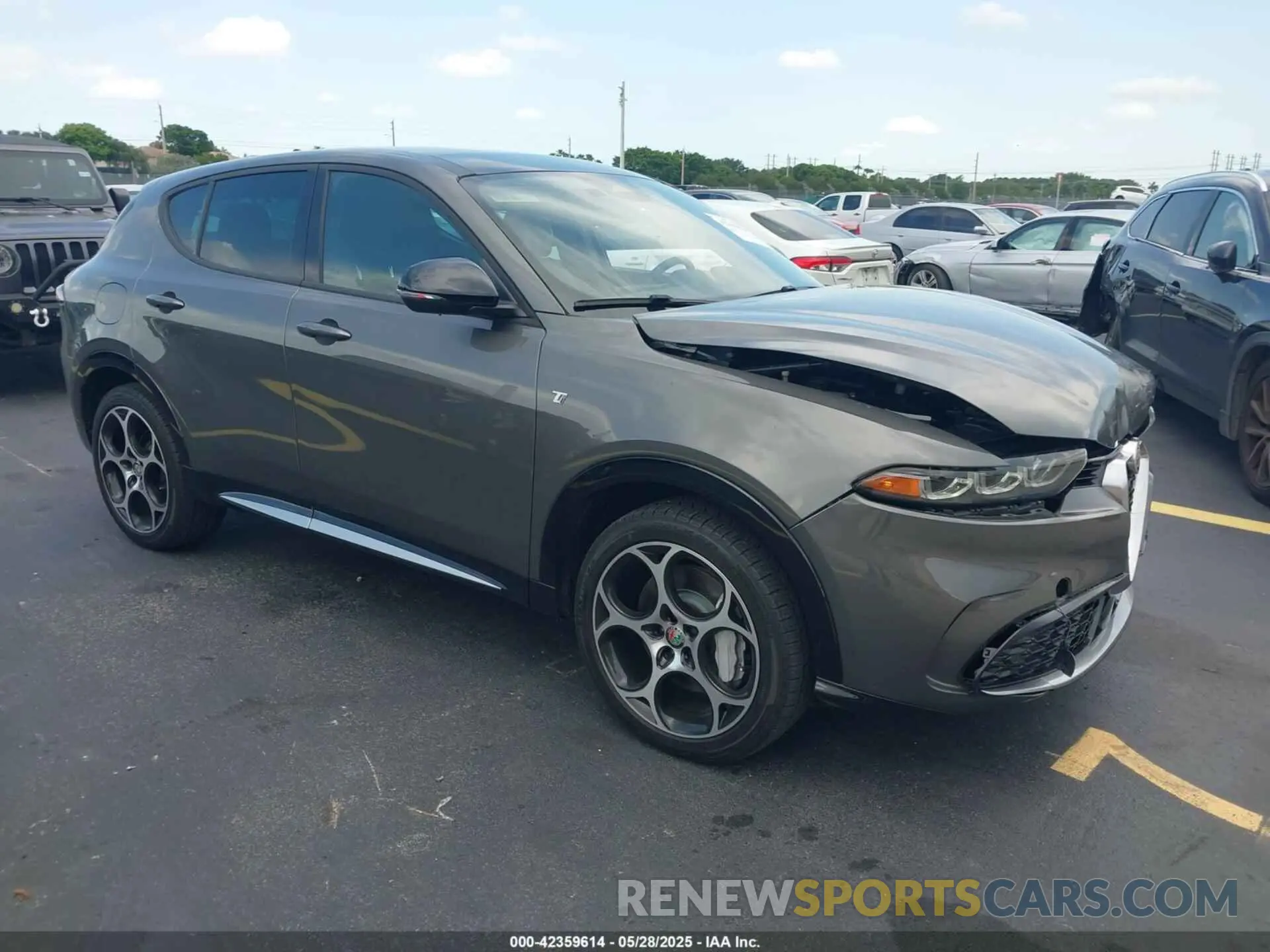 1 fotografías del automóvil dañado ZASPATCW9R3031941 ALFA ROMEO TONALE 2024