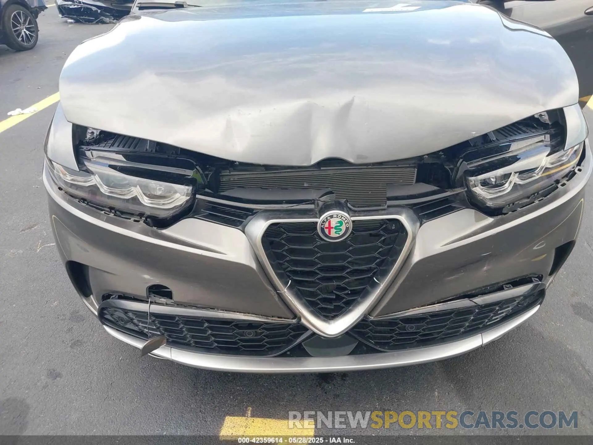 6 fotografías del automóvil dañado ZASPATCW9R3031941 ALFA ROMEO TONALE 2024
