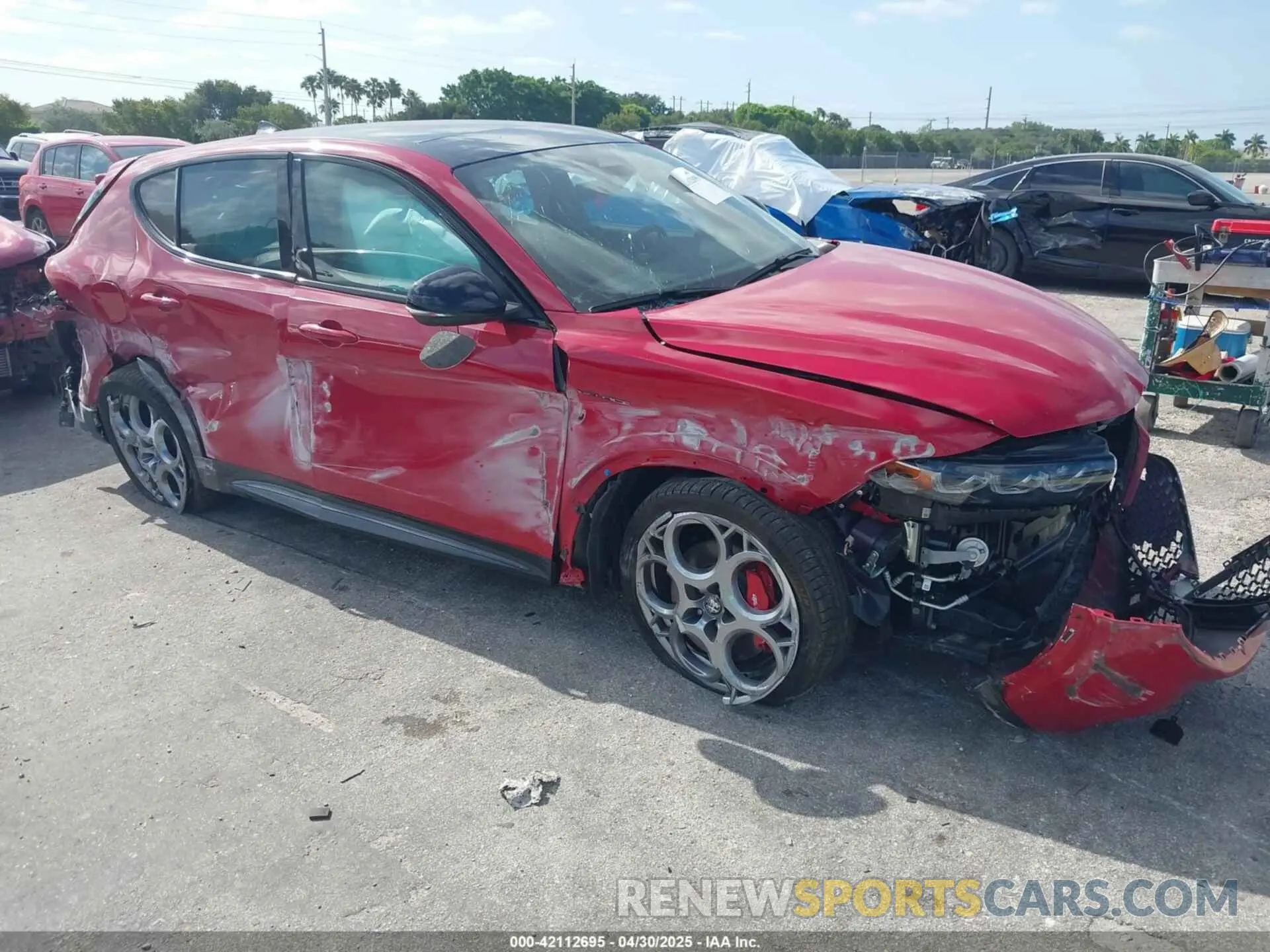 1 fotografías del automóvil dañado ZASPATDW3R3059300 ALFA ROMEO TONALE 2024