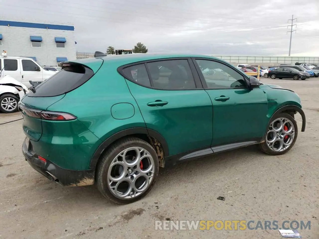 3 fotografías del automóvil dañado ZASPATDW7R3055525 ALFA ROMEO TONALE VEL 2024